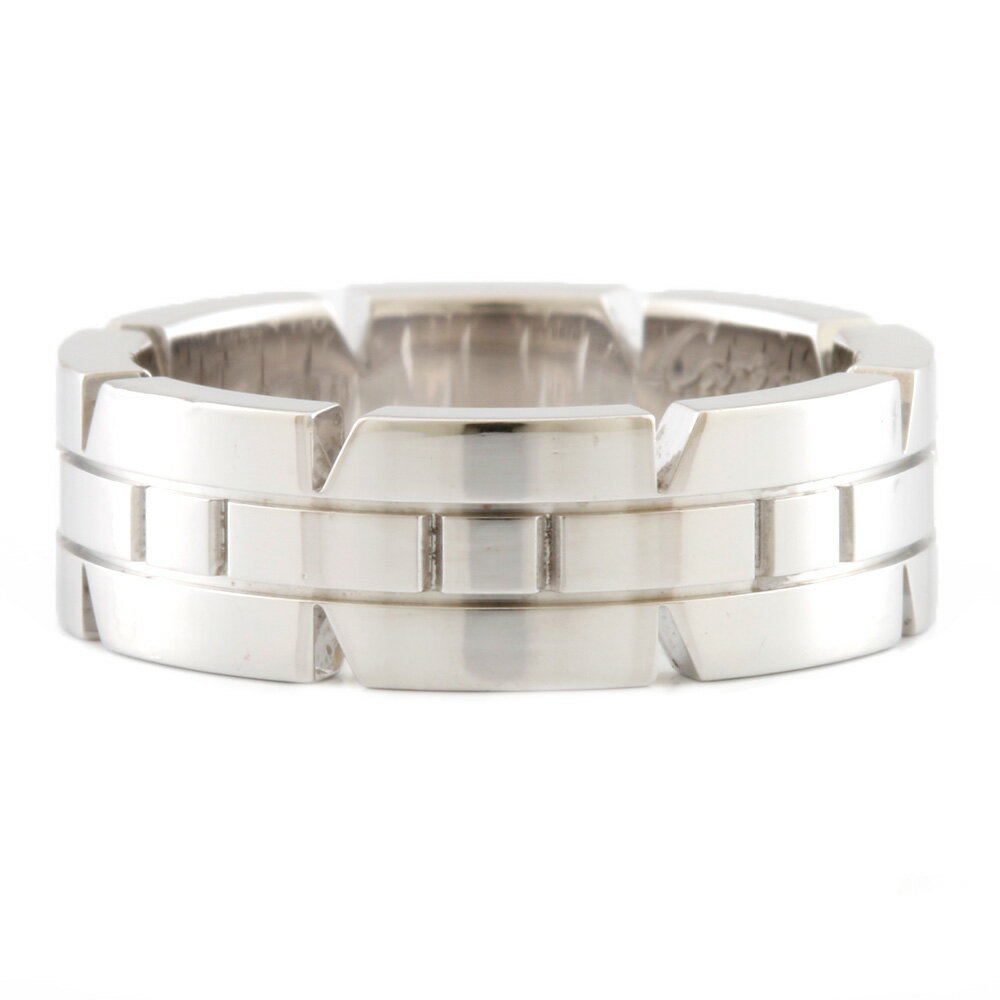 【送料無料】【中古】 CARTIER カルティエ K18WG リング 指輪 タンクフランセーズ #50 10号 レディース おしゃれ かわいい おすすめ ギフト プレゼント 18金 K18ホワイトゴールド【BJ】