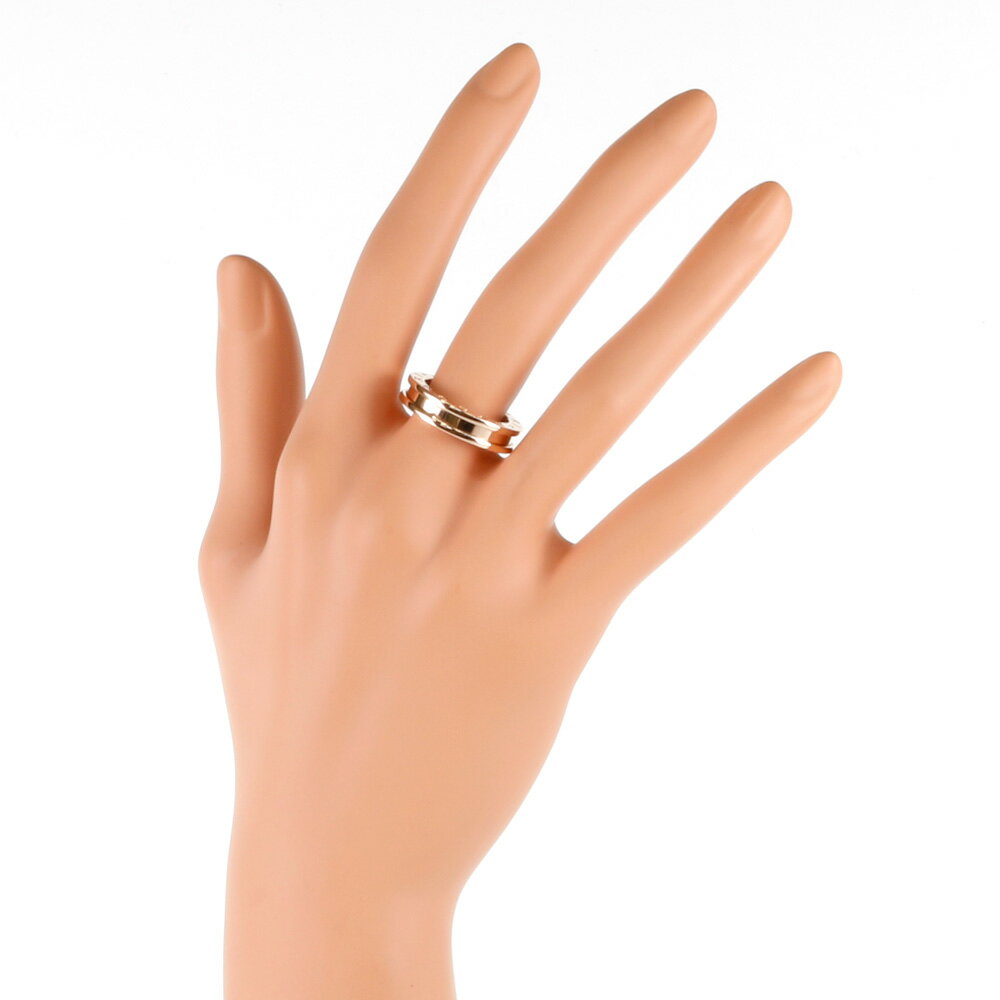 【送料無料】【中古】 BVLGARI ブルガリ K18PG リング 指輪 B-zero.1 ビーゼロワン 1バンドリング #52 12号 レディース おしゃれ かわいい おすすめ ギフト プレゼント 18金 K18ピンクゴールド【BJ】