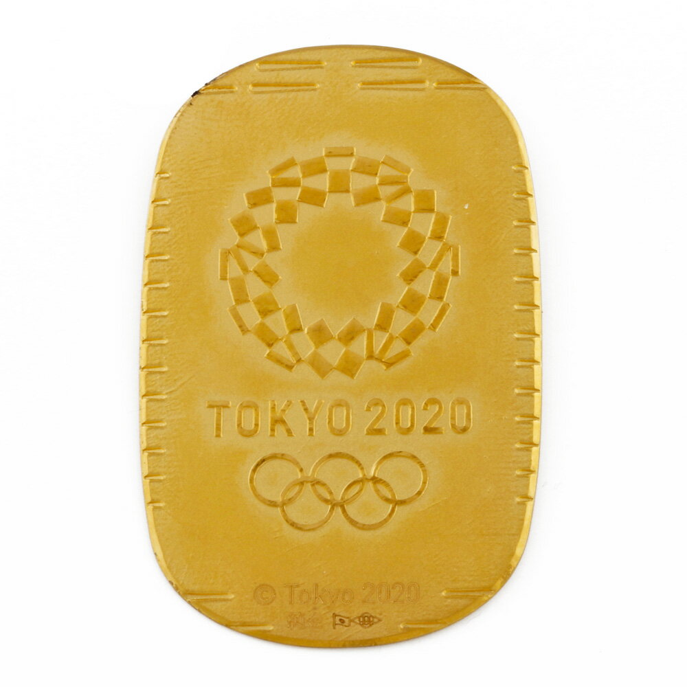 【送料無料】【中古】 K24 金工芸品 東京2020オリンピック エンブレム 純金小判 10g 公式ライセンス商品 ゴールド レディース メンズ おしゃれ おすすめ ギフト プレゼント 24金 K24ゴールド