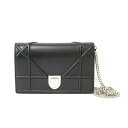 ディオール Dior ディオラマチェーンショルダー ディオラマ ショルダーバッグ ブラック レディース 中古