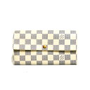 【限界値下げ祭】 ルイヴィトン LOUIS VUITTON ポルトフォイユ・サラ ダミエアズール 長財布 レディース 中古