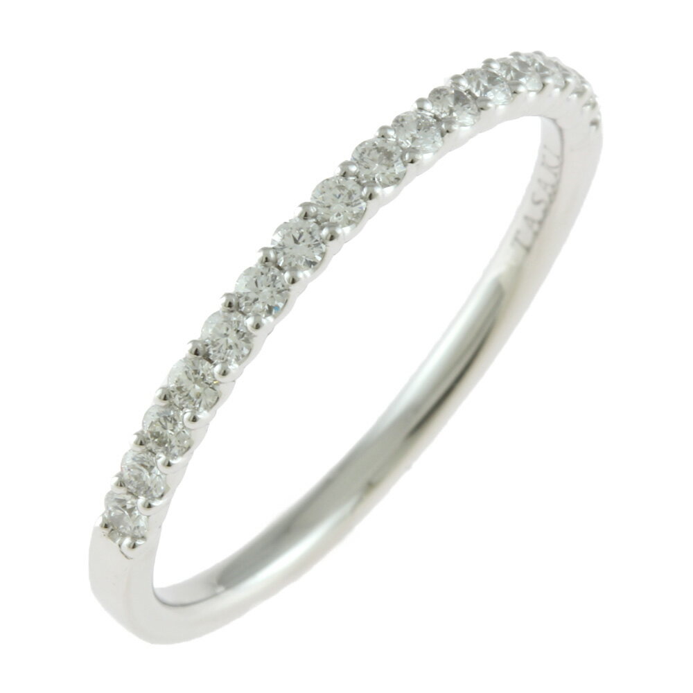 【送料無料】【中古】 TASAKI タサキ Pt950 アクセサリー アクセ リング 指輪 ダイヤモンド0.23CT 15号 ハーフエタニティ シルバー レディース おしゃれ かわいい おすすめ ギフト プレゼント Pt950プラチナ【BJ】【BIM】のサムネイル