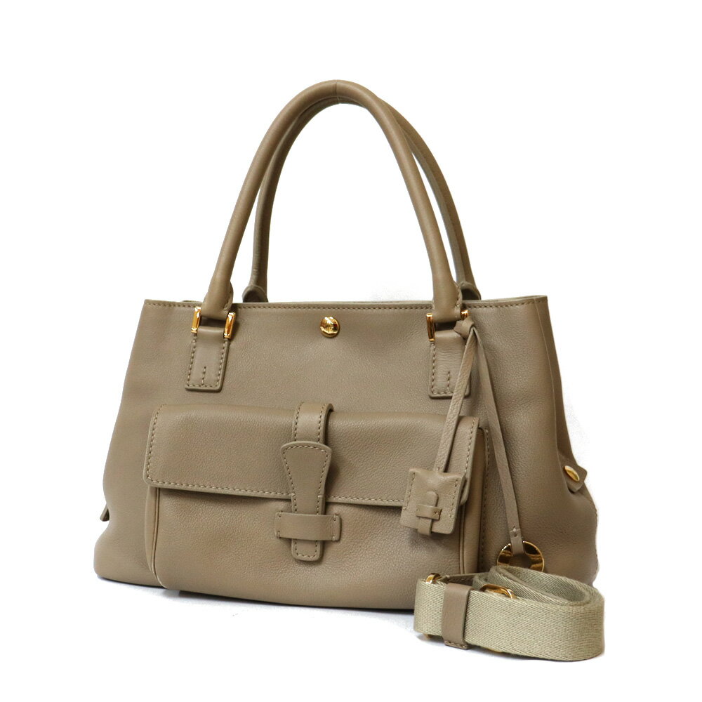 ロロピアーナ Loro Piana ハンドバッグ ベージュ レディース 中古のサムネイル