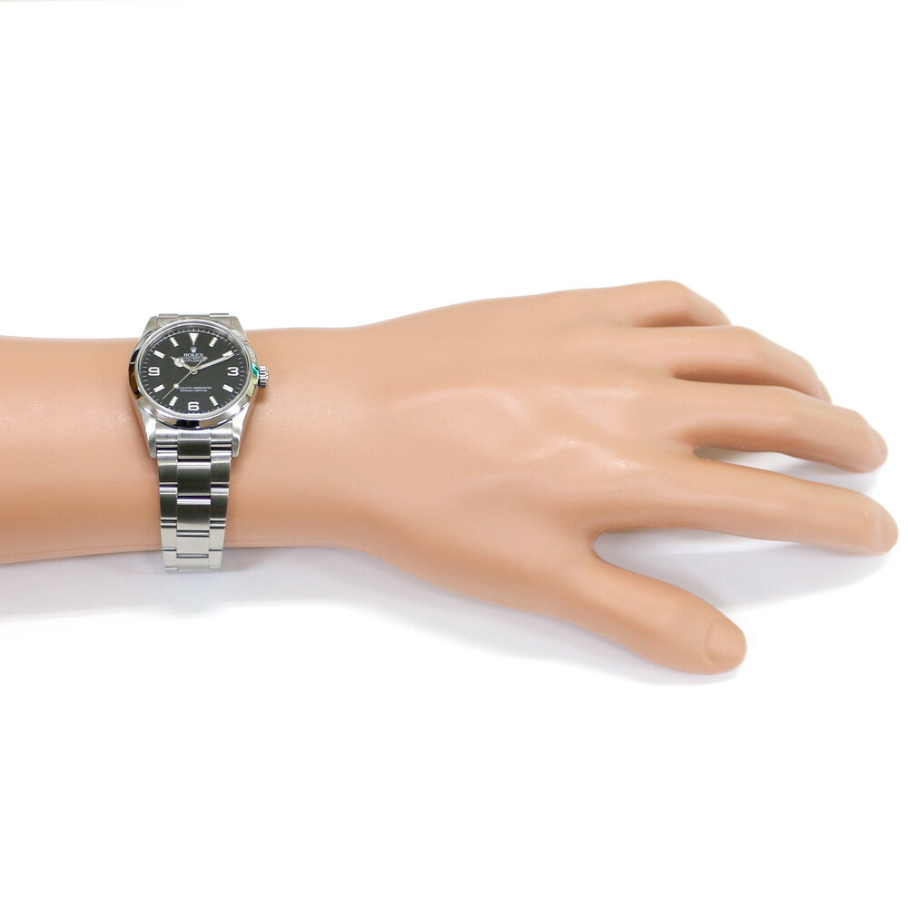 ロレックス ROLEX エクスプローラーI オイスターパーペチュアル 腕時計 時計 SS 114270 メンズ 中古