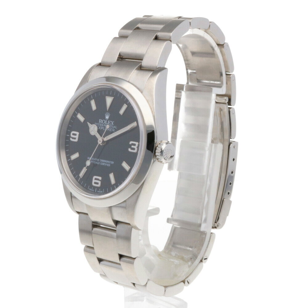 ロレックス ROLEX エクスプローラーI オイスターパーペチュアル 腕時計 時計 SS 114270 メンズ 中古
