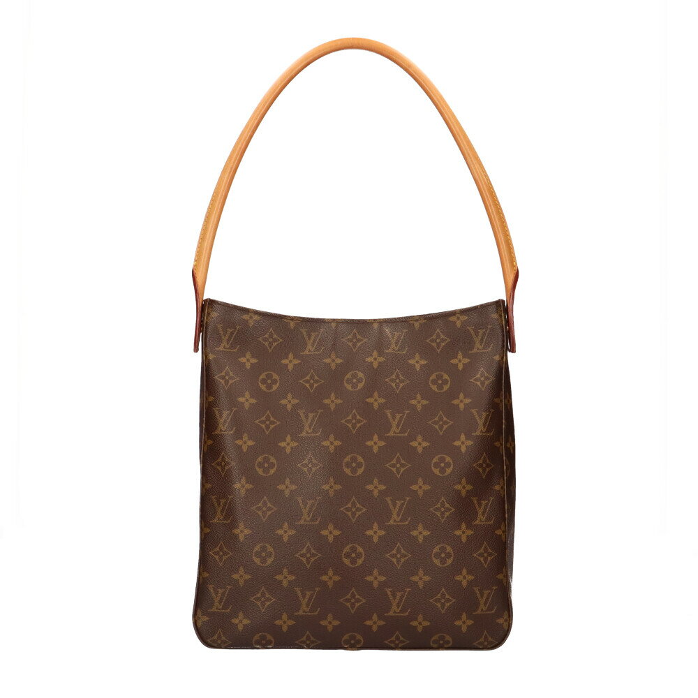 ルイヴィトン LOUIS VUITTON ルーピングGM モノグラム ショルダーバッグ レディース 中古