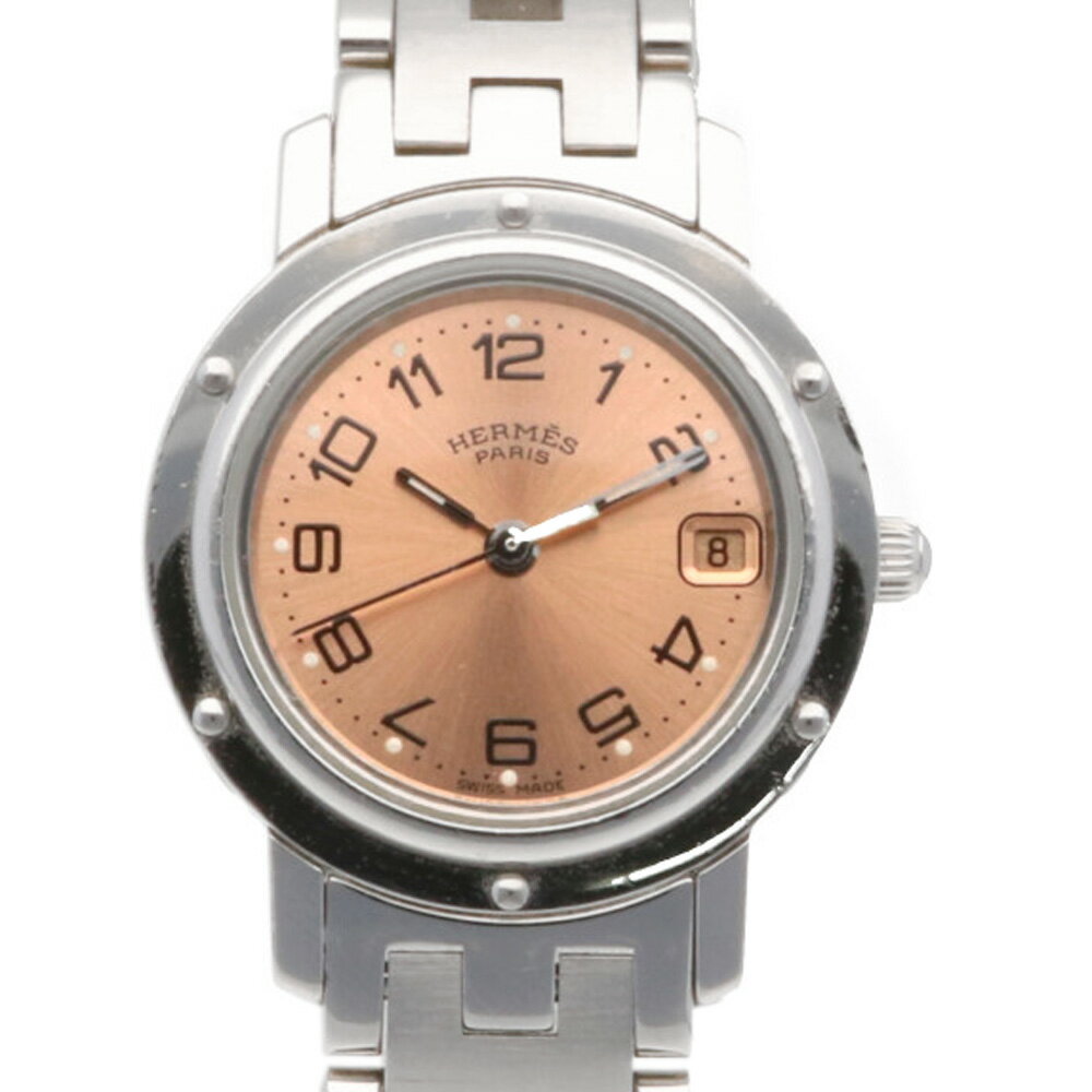 【限界値下げ祭】 エルメス HERMES クリッパー 腕時計 時計 SS CL4.210 レディース 中古
