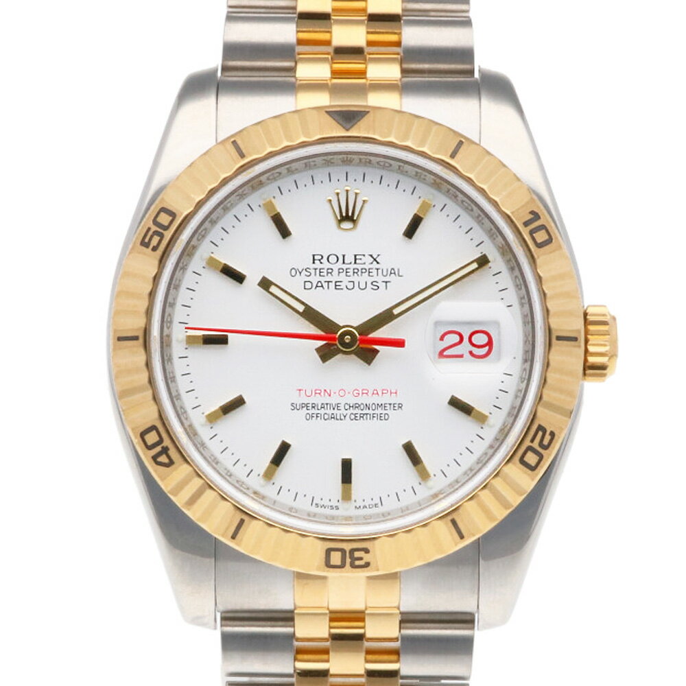 【送料無料】【中古】 ROLEX ロレックス SS K18YG 腕時計 オイスターパーペチュアル F ...