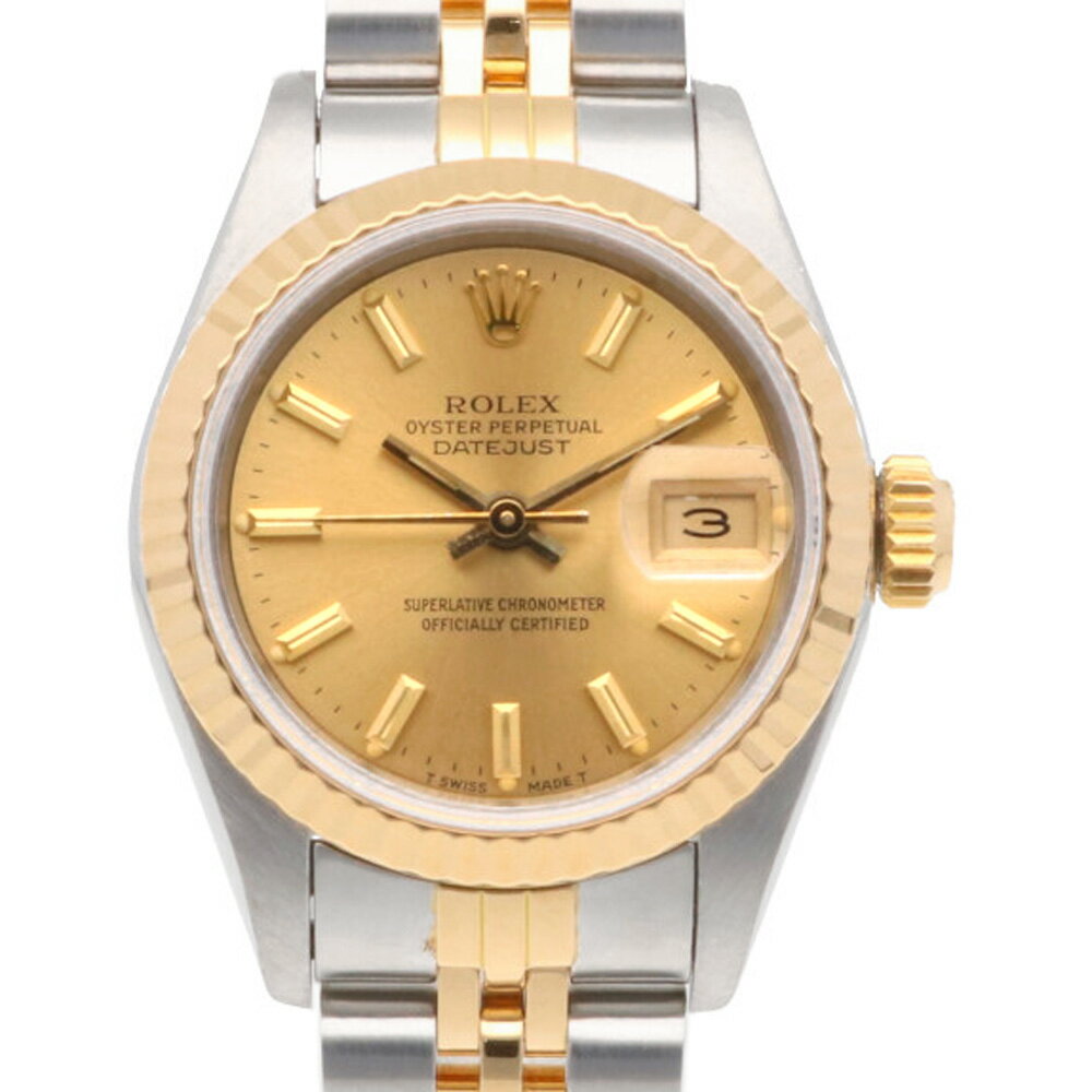 【限界値下げ祭】 ロレックス ROLEX デイトジャスト オイスターパーペチュアル 腕時計 時計 SS 69173 レディース 中古