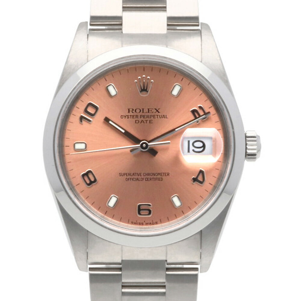 ロレックス ROLEX デイト オイスターパーペチュアル 腕時計 ステンレススチール 15200 メンズ 中古
