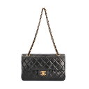 シャネル WフラップWチェーンショルダー マトラッセ 中古 ショルダーバッグ ラムスキン レディース CHANEL 中古 ブランドバッグ chanel bag ...