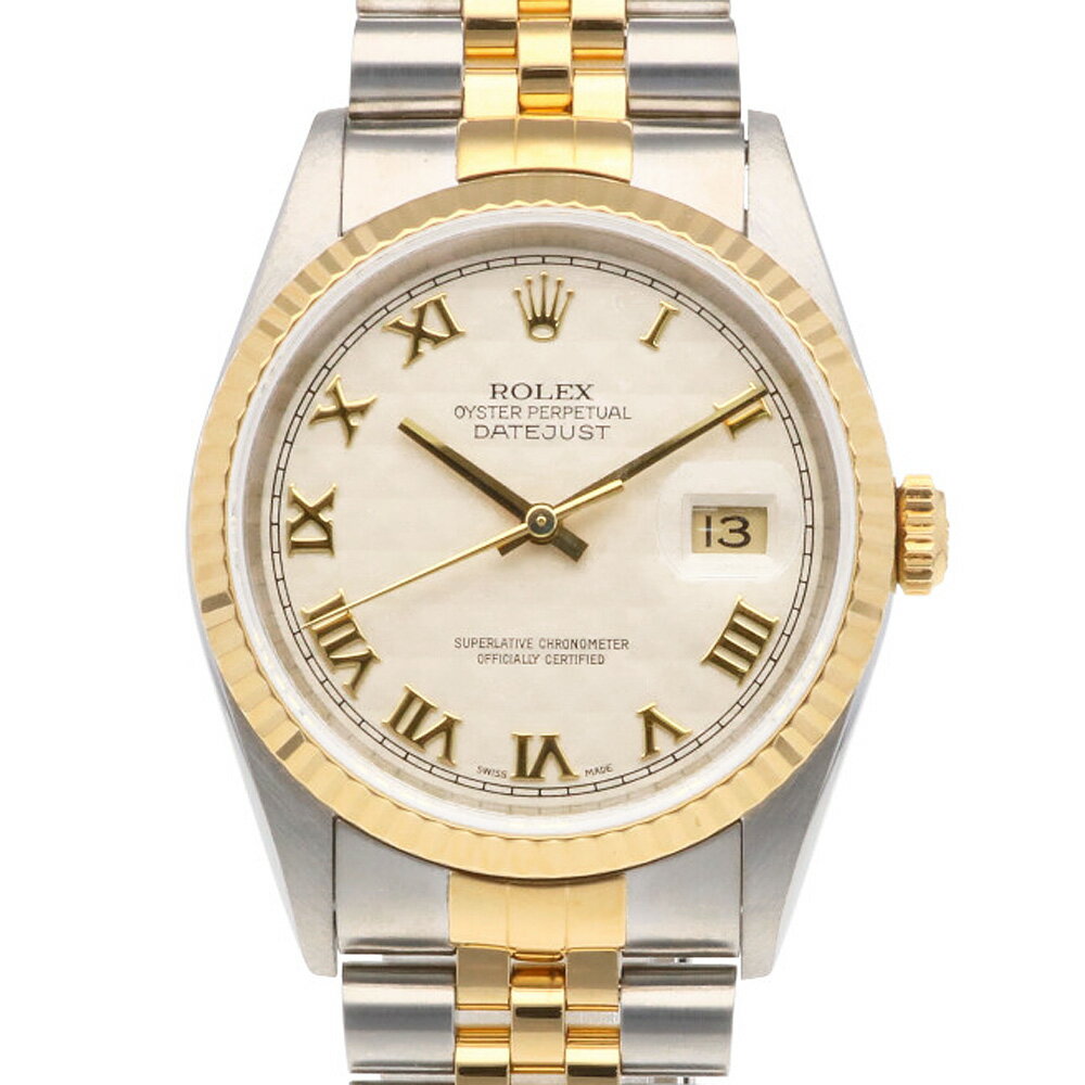 ロレックス ROLEX デイトジャスト オイスターパーペチュアル 腕時計 ステンレススチール 16233 メンズ 中古