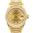 ロレックス ROLEX デイトジャスト オイスターパーペチュアル 腕時計 18金 K18イエローゴールド 69178 レディース 中古