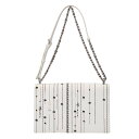 ディオール Dior ディオラマ ショルダーバッグ レザー ホワイト レディース 中古