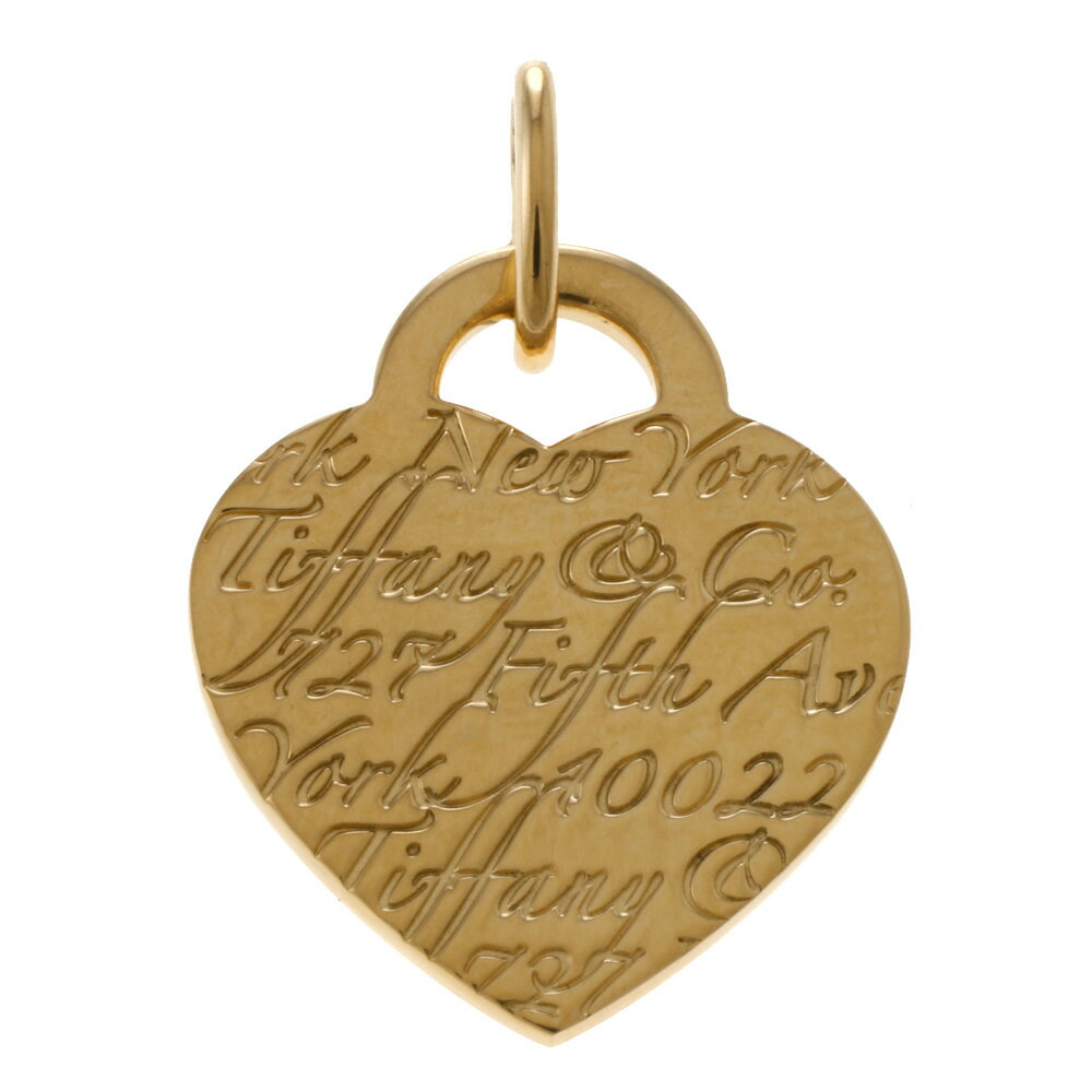 【ティファニー】TIFFANY&Co. ノーツハート ペンダントトップ 18金 K18イエローゴールド レディース【中古】のサムネイル