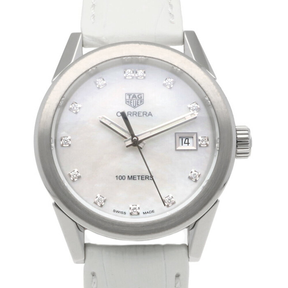 タグホイヤー TAG HEUER カレラ 腕時計 時計 ステンレススチール WBG1312 クオーツ ユニセックス 1年保証 中古