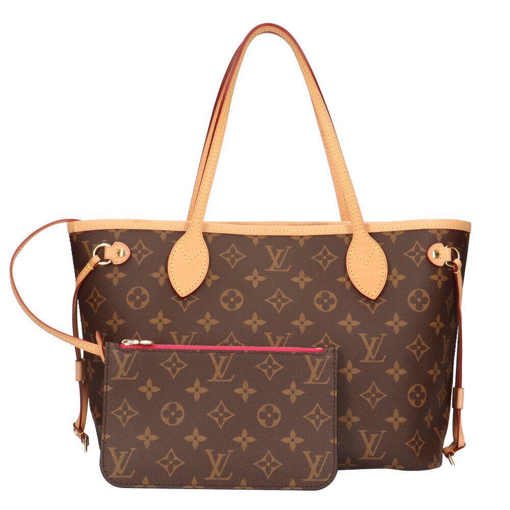 ルイヴィトン ネヴァーフルPMポーチ付 モノグラム ショルダーバッグ モノグラムキャンバス ブラウン レディース LOUIS VUITTON 【中古】のサムネイル