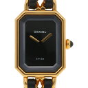 シャネル プルミエール L 腕時計 時計 GP H0001 クオーツ レディース 1年保証 CHANEL 中古 シャネル