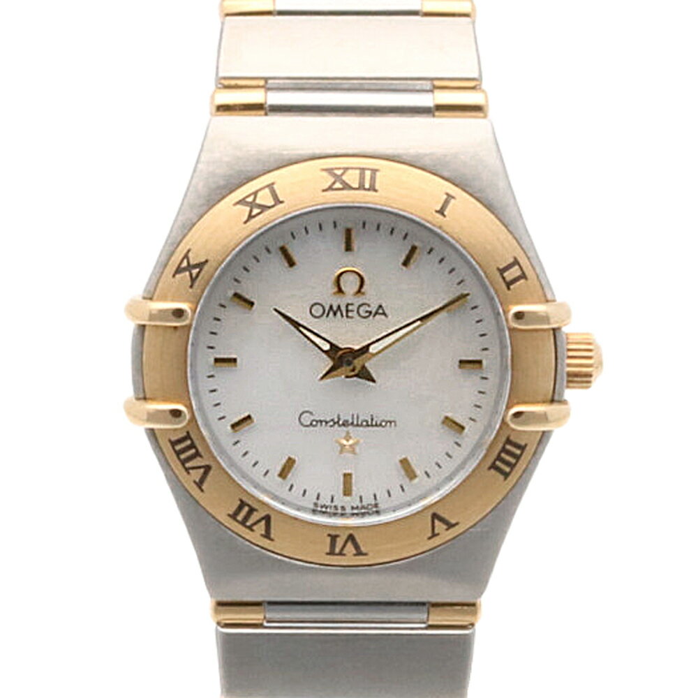 オメガ コンステレーション ミニ 腕時計 時計 ステンレススチール クオーツ レディース 1年保証 OMEGA 中古 オメガ