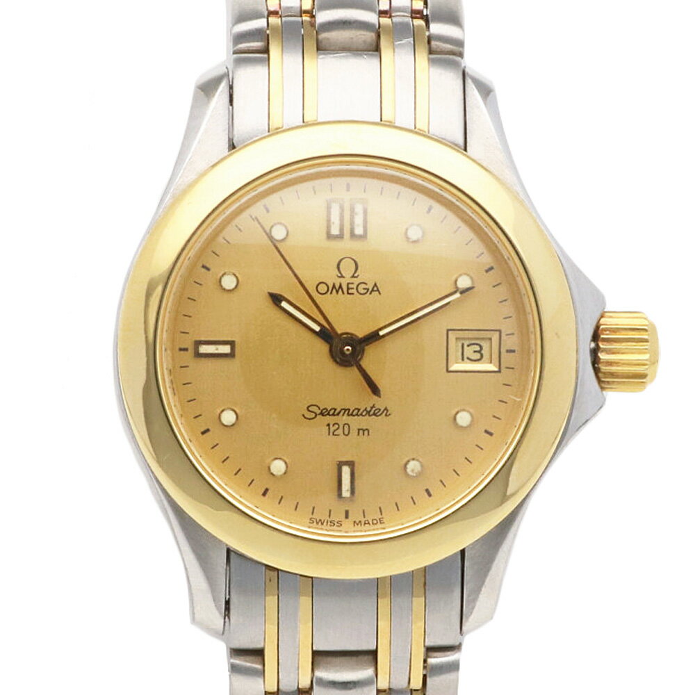 オメガ シーマスター 腕時計 時計 オメガ ステンレススチール クオーツ レディース 1年保証 OMEGA 中古