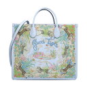 グッチ タイガーミディアムトートバッグ トートバッグ グッチ レザー 687827 525040 マルチカラー レディース GUCCI 中古2way