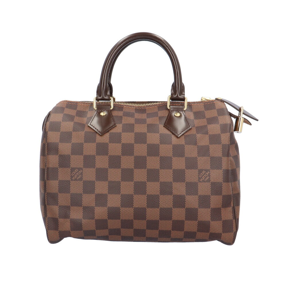ルイヴィトン スピーディ25 ダミエ ハンドバッグ ルイヴィトン ダミエキャンバス N41368 ブラウン レディース LOUIS VUITTON 中古のサムネイル