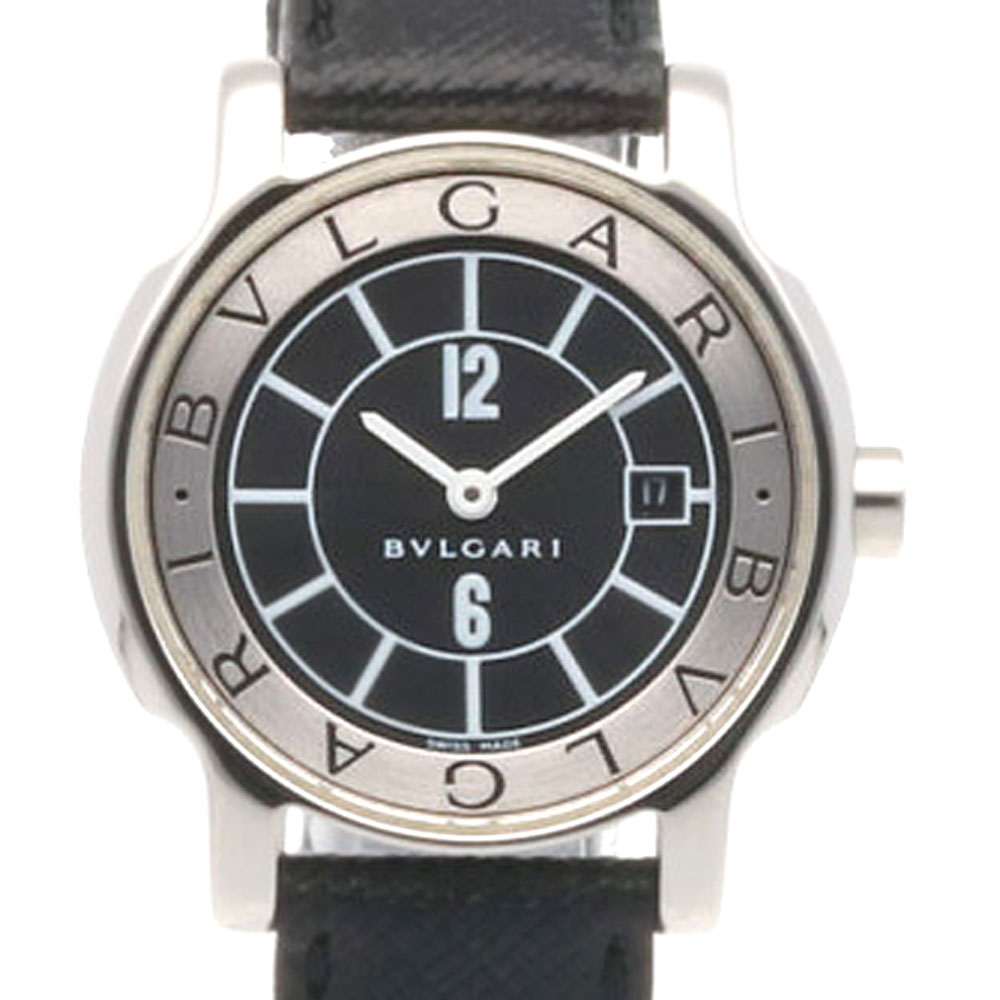 ブルガリ ソロテンポ 腕時計 時計 ブルガリ ステンレススチール ST29S ユニセックス 1年保証 BVLGARI 中古