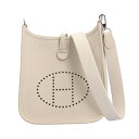 エルメス エブリンTPM ショルダーバッグ エルメス トリヨンクレマンス ホワイト レディース HERMES 中古