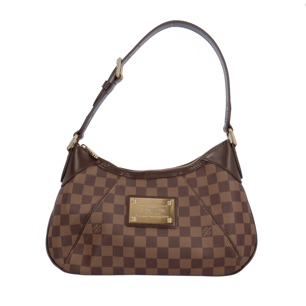 ルイヴィトン テムズPM ダミエ ショルダーバッグ ルイヴィトン ダミエキャンバス N48180 ブラウン レディース LOUIS VUITTON 中古