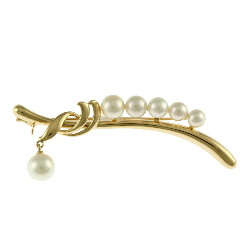 ミキモト ブローチ ミキモト 18金 アコヤパール レディース MIKIMOTO 中古アコヤパールのサムネイル