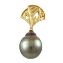 タサキ ペンダントトップ タサキ 18金 クロチョウパール レディース TASAKI 中古