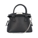 メゾンマルジェラ 5ACマイクロ ショルダーバッグ メゾンマルジェラ レザー 56WG0081 ブラック レディース MaisonMargiela 中古2way