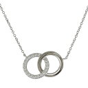 ティファニー インターロッキング ネックレス ティファニー 18金 ダイヤモンド レディース TIFFANY&Co. 中古(4)