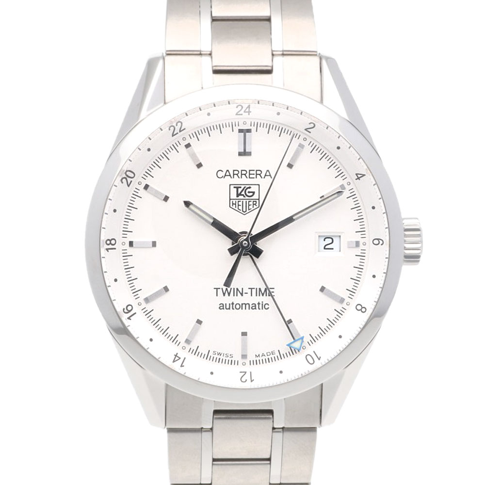 タグホイヤー カレラ ツインタイム 腕時計 時計 タグホイヤー ステンレススチール WV2116.B ...