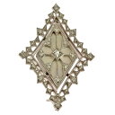ミキモト ブローチ ミキモト 18金 シェル ダイヤモンド 0.15ct レディース MIKIMOTO 中古2WAY ペンダントトップ