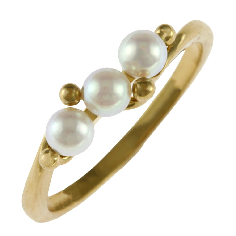 ミキモト リング 指輪 ミキモト 11号 18金 パール レディース MIKIMOTO 中古のサムネイル