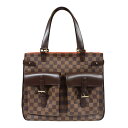 ルイヴィトン ユゼス ダミエ ハンドバッグ ルイヴィトン ダミエキャンバス N51128 ブラウン レディース LOUIS VUITTON 中古(4)
