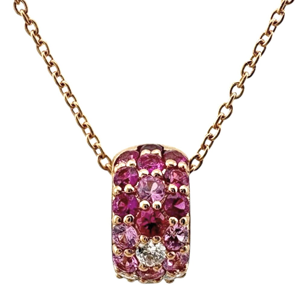 ポンテヴェキオ ネックレス ポンテヴェキオ 18金 サファイア 0.29ct ダイヤモンド 0.11ct レディース Ponte Vecchio 中古花のサムネイル