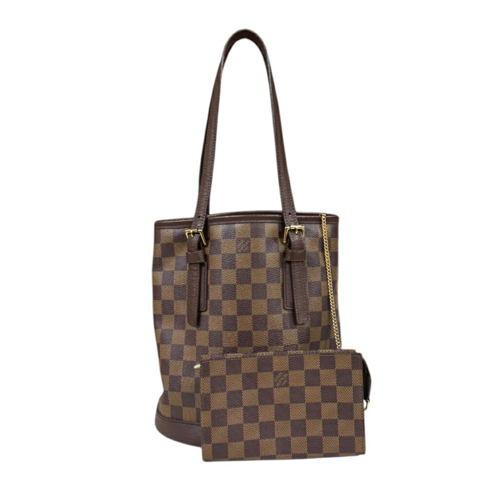 ルイヴィトン マレ ダミエ ショルダーバッグ ルイヴィトン ダミエキャンバス N42240 ブラウン レディース LOUIS VUITTON 中古