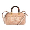 フェンディ バイザウェイミニ ショルダーバッグ フェンディ レザー 8BS067 ピンク レディース FENDI 中古2way