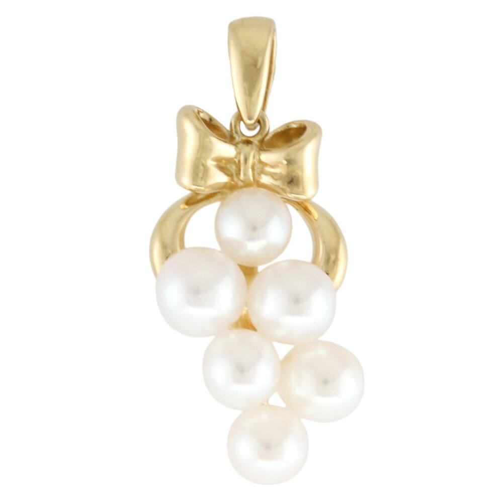 タサキ ペンダントトップ タサキ 18金 アコヤパール レディース TASAKI 中古リボン