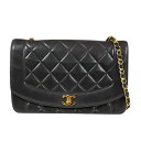 シャネル ダイアナ マトラッセ ショルダーバッグ シャネル ラムスキン A01165 ブラック レディース CHANEL 中古チェーン(4)