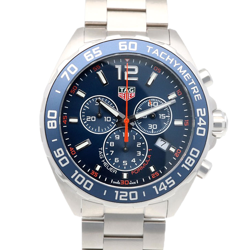 タグホイヤー フォーミュラ1 腕時計 時計 タグホイヤー ステンレススチール CAZ1014 クオーツ メンズ 1年保証 TAG HEUER 中古クロノグラフ