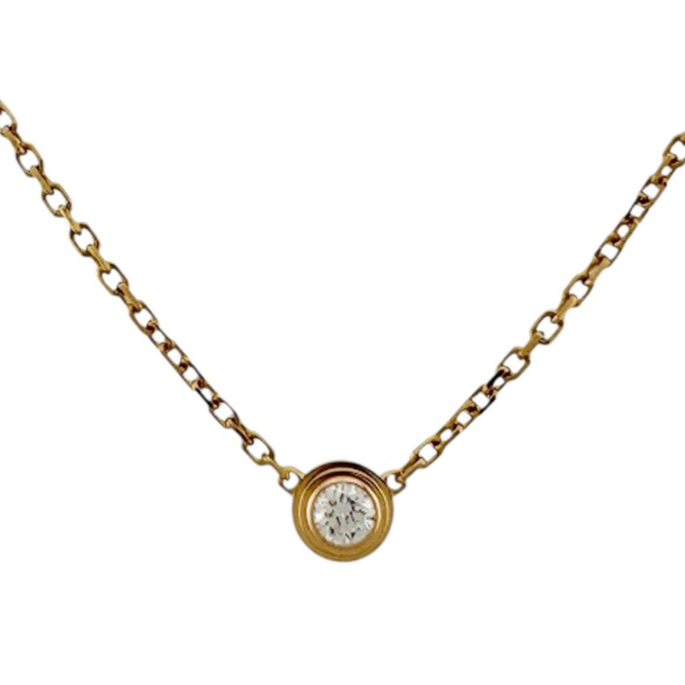 カルティエ ダムール ディアマンレジェ 約0.04ct ネックレス カルティエ 18金 ダイヤモンド レディース CARTIER 中古のサムネイル