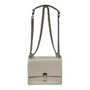 フェンディ キャナイスモール ショルダーバッグ フェンディ レザー 8M0381 ベージュ レディース FENDI 中古チェーン