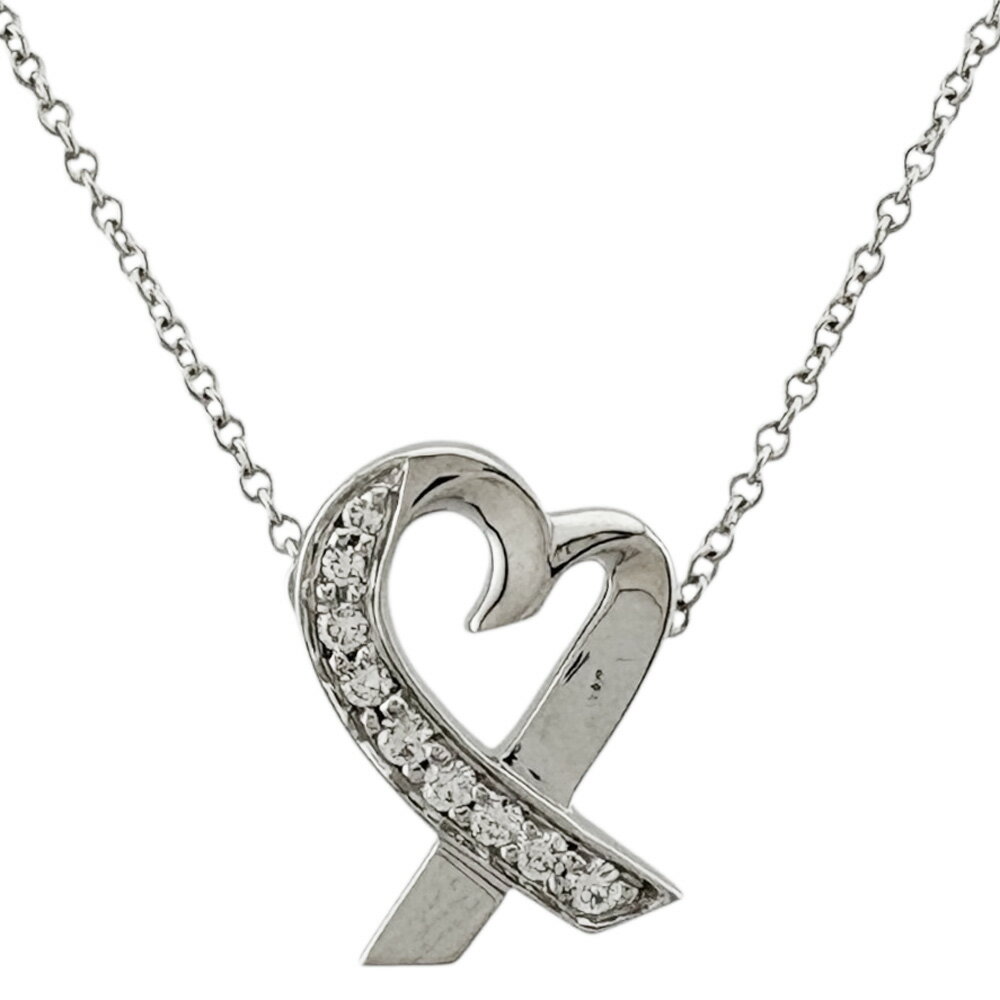 ティファニー ラビングハート ネックレス ティファニー 18金 ダイヤモンド レディース TIFFANY&Co. 中古のサムネイル