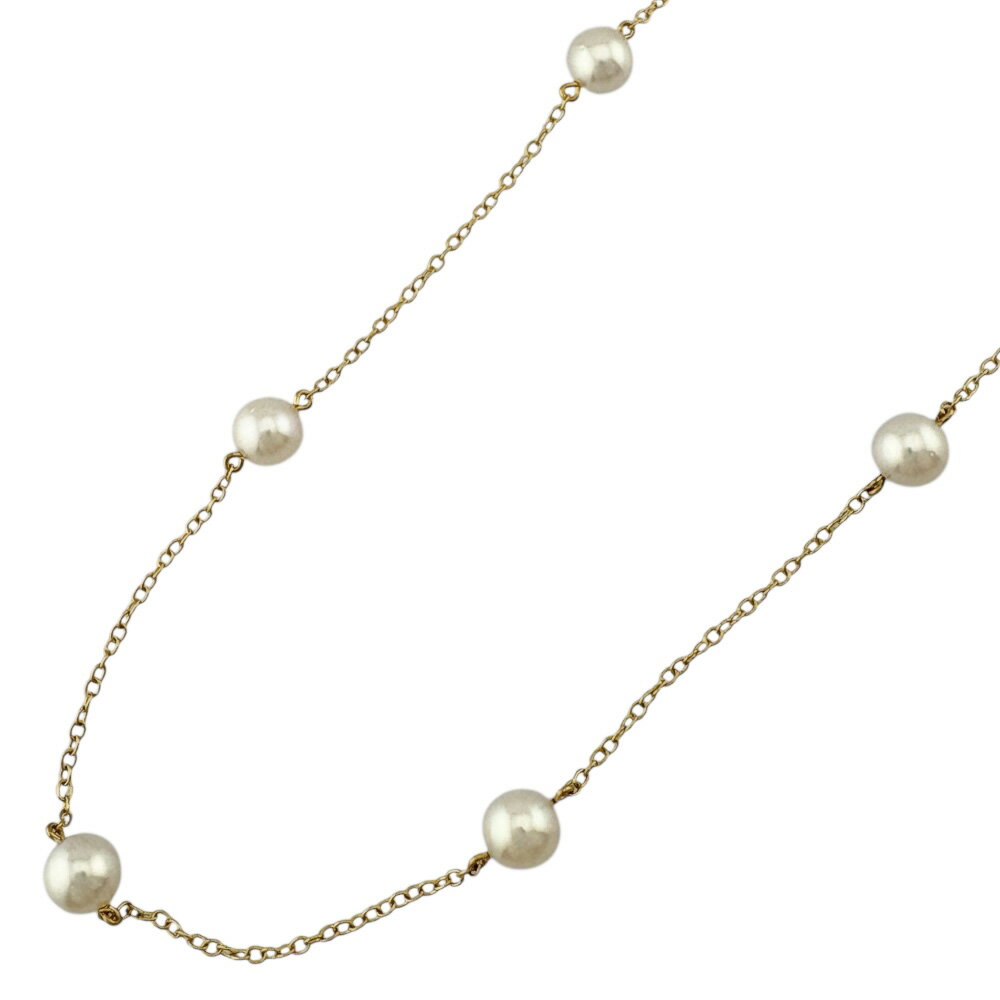 ミキモト ネックレス ミキモト 18金 パール レディース MIKIMOTO 中古ロングネックレスのサムネイル