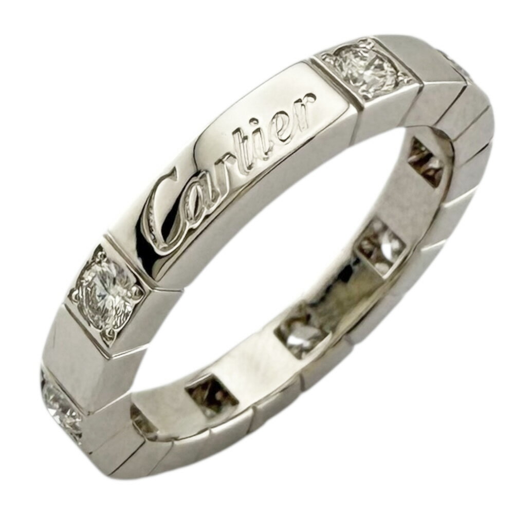 カルティエ ラニエールハーフダイヤモンド リング 指輪 カルティエ 10号 18金 レディース CARTIER 中古のサムネイル