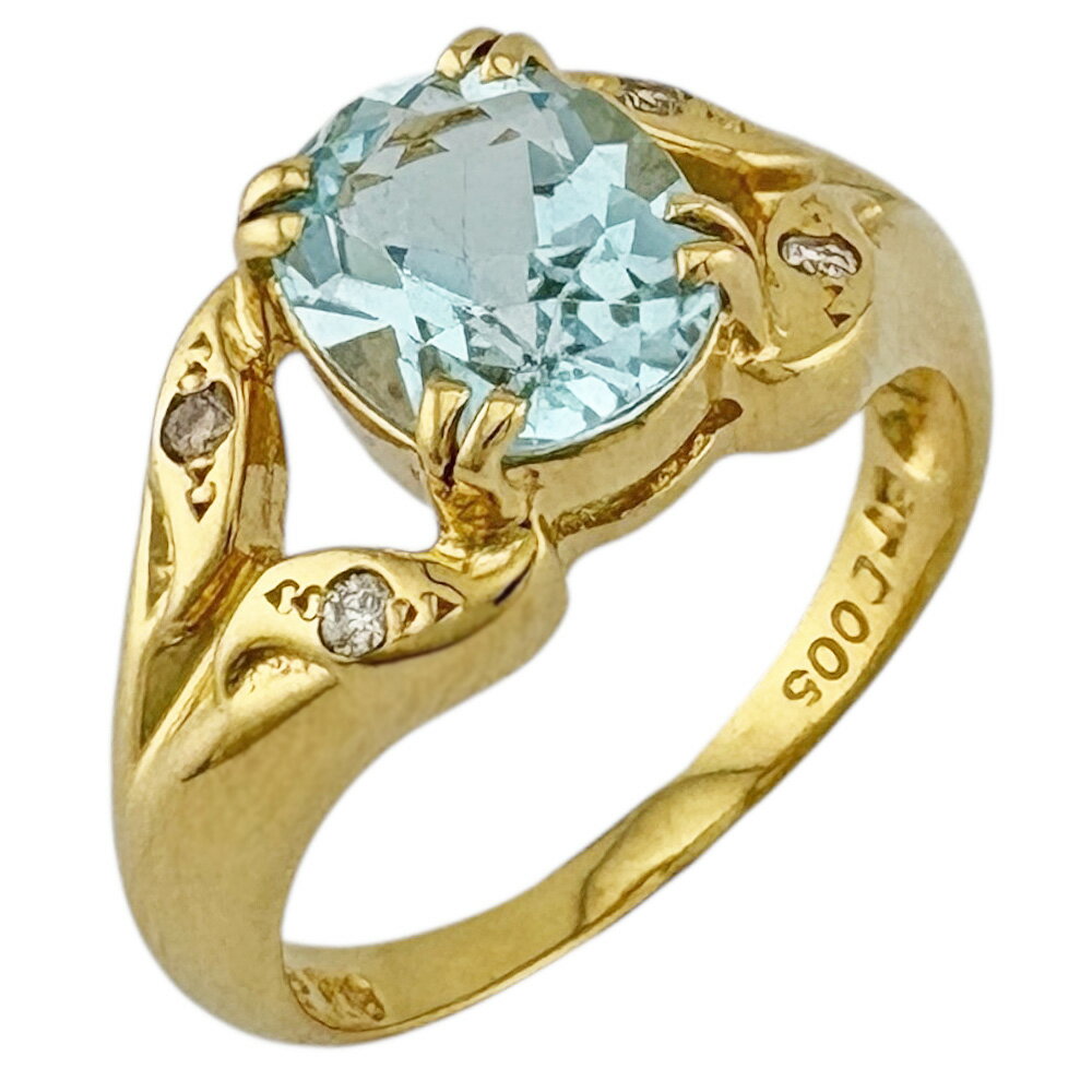 【中古】リング指輪12号18金ブル...