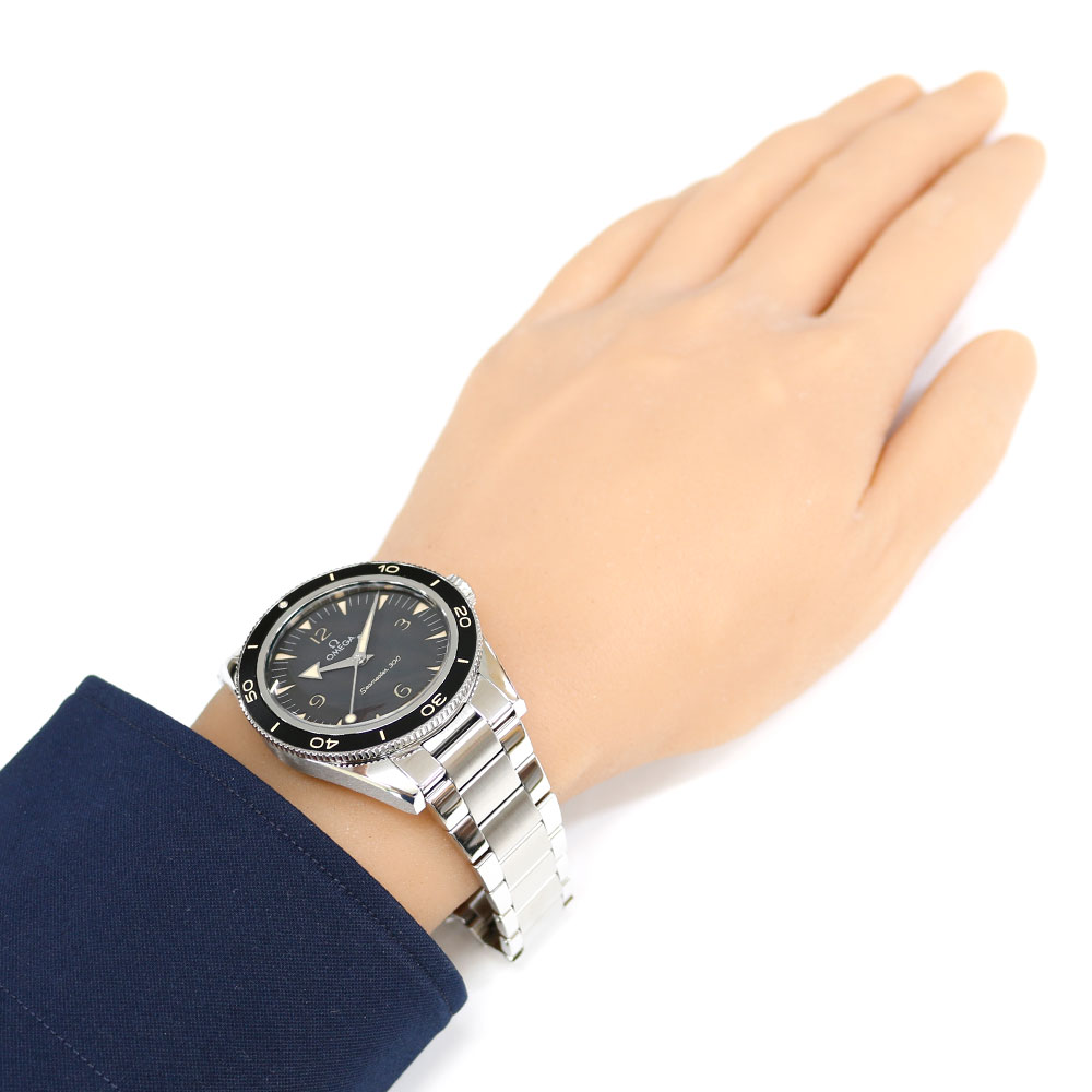 オメガ シーマスター 腕時計 時計 オメガ ステンレススチール 23430412101001 自動巻き メンズ 1年保証 OMEGA 中古300M